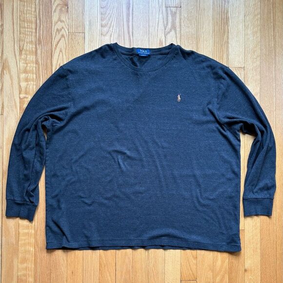 Ralph Lauren Other - Polo Ralph Lauren Men’s Classic Fit Long Sleeve T-Shirt 2XL Dark Gray Solid
